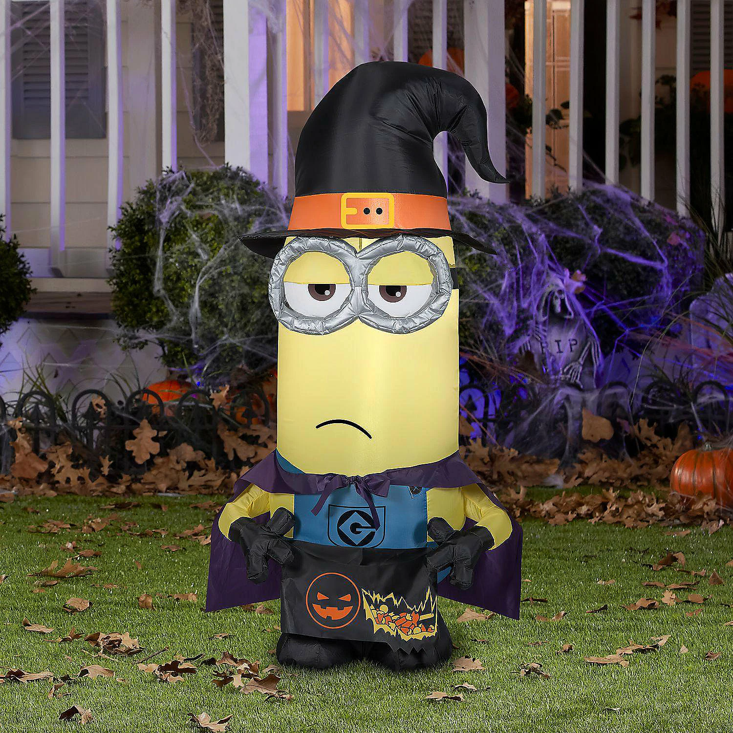 Gemmy Airblown Kevin as Witch Universal 3.5 ft Tall Multicolored - Image 2