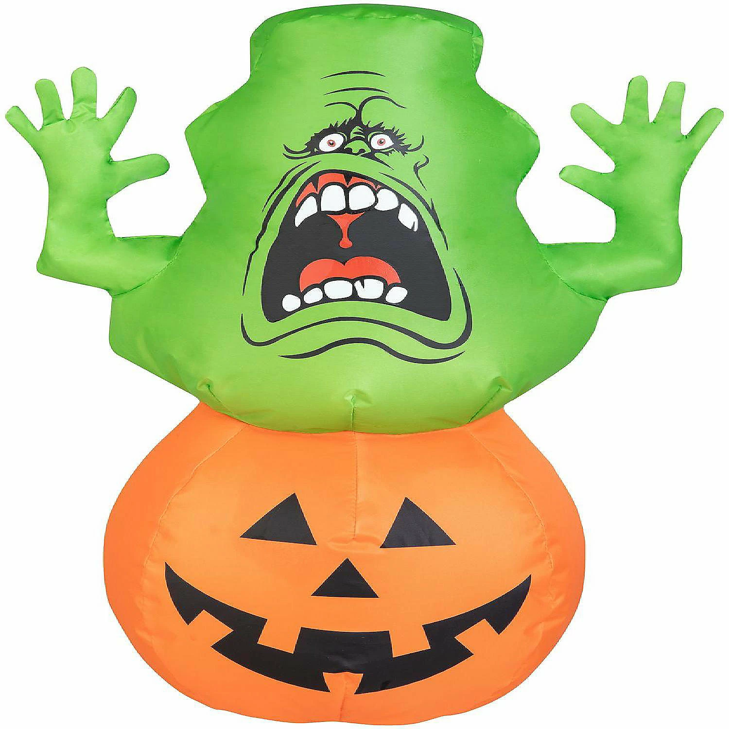 Gemmy Airdorable Airblown Slimer Ghostbusters 1.5 ft Tall green