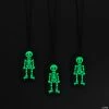 Glow-in-the-Dark Halloween Coffin Necklaces - 12 Pc.