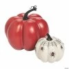 Gothic Pumpkins Halloween Decorations - 2 Pc.