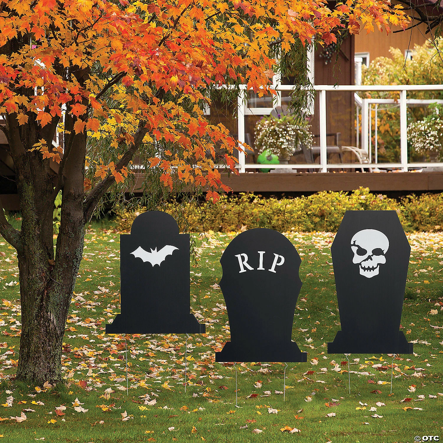 Halloween Headstone Yard Signs - 3 Pc.
