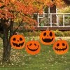 Halloween Jack-o-Lantern Yard Stakes - 4 Pc.