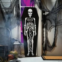Halloween Skeleton Porch Sign