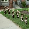 Halloween Skeleton Sidewalk Signs - 6 Pc.