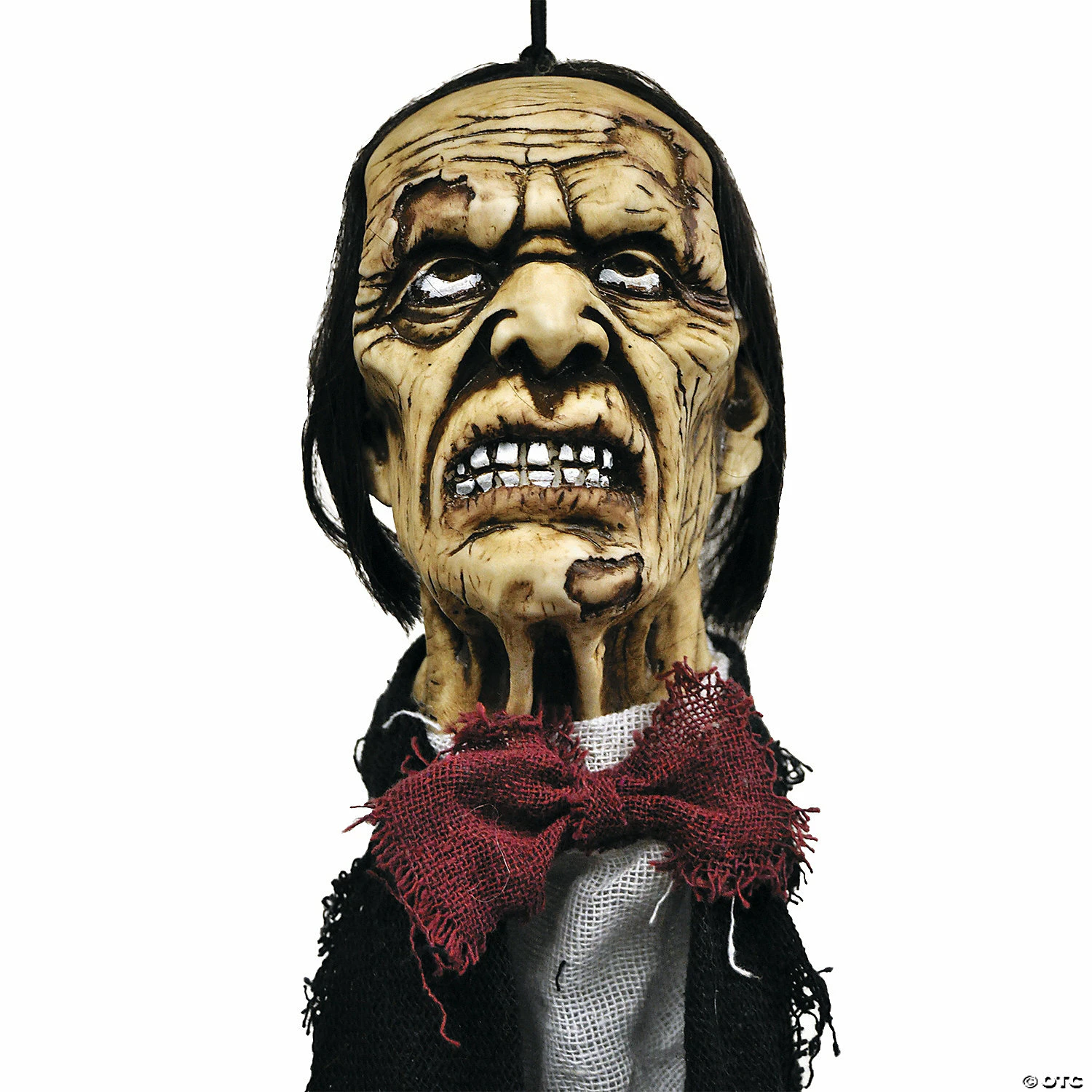 Hanging Head with Bow Tie Halloween Decoration - Image 2