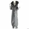 Hanging Light Up Clown Halloween Decoration