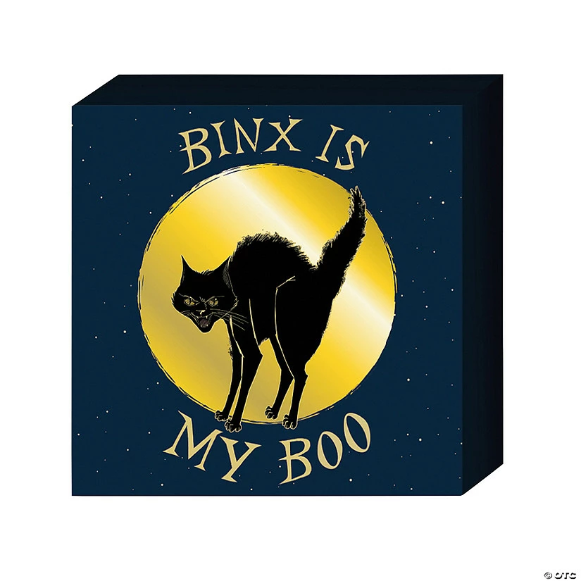 Hocus Pocus Binx Tabletop Sign