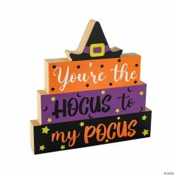 Hocus Pocus Tabletop Sign Halloween Decoration