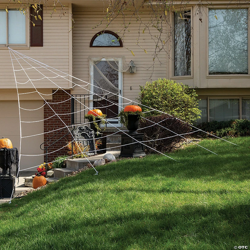 House Spider Web Halloween Decoration