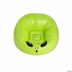 Inflatable Green Alien Chair