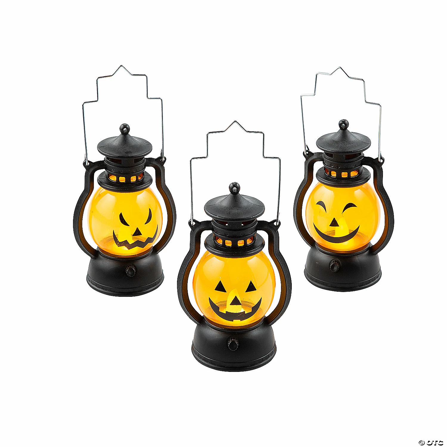 Jack-O’-Lantern Light-Up Mini Lantern Halloween Decorations - 3 Pc. - Image 3