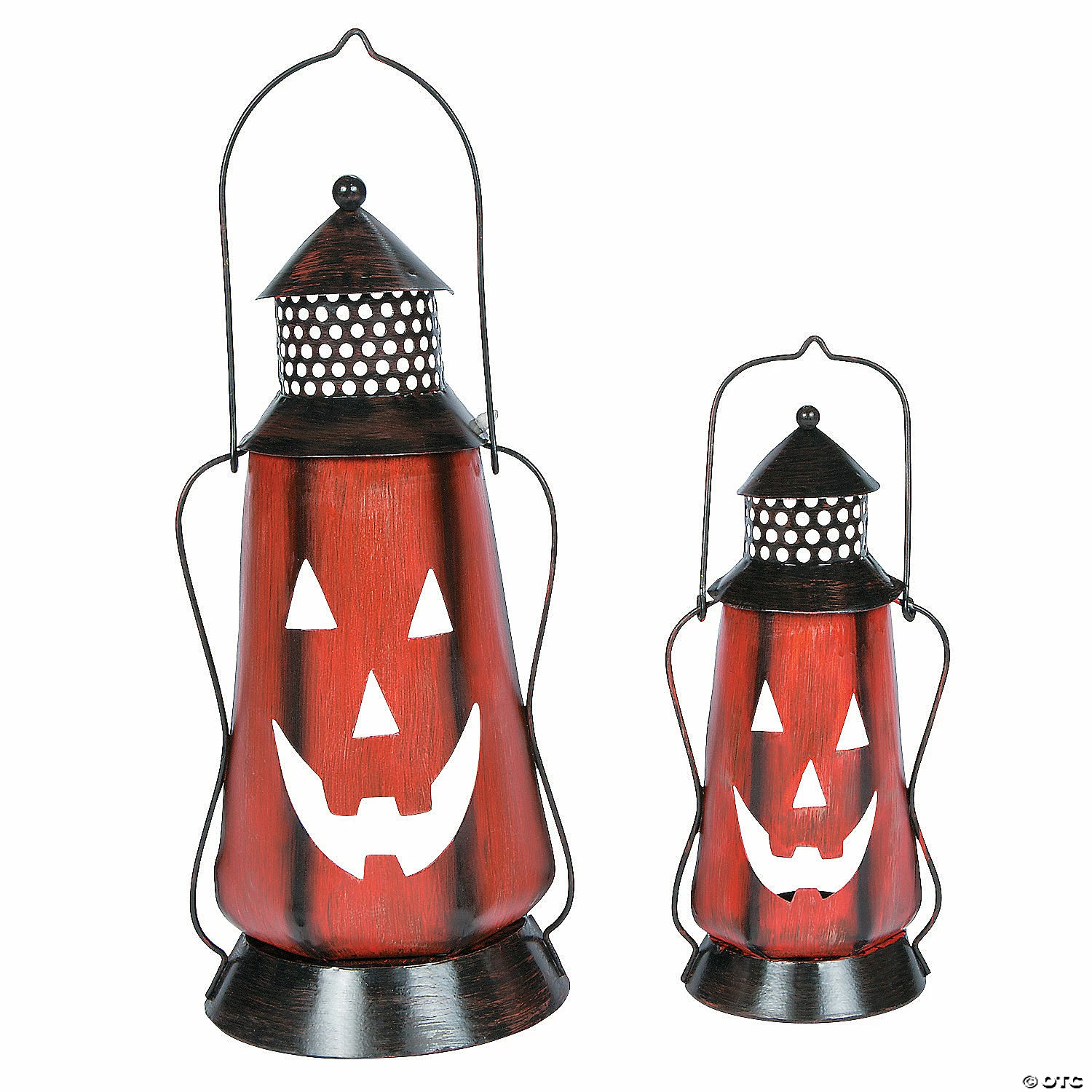 Jack-O’-Lantern Metal Lanterns Halloween Decorations - Image 2