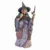 Jim Shore Heartwood Creek Witch with Broom and Skull Halloween Figurine 6009507