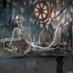 Life-Size Original Mermaid Skeleton Halloween Decoration