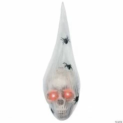 Light-Up Larva Head Halloween Decoration