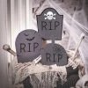 Mini Headstone Yard Stake Halloween Decorationst - 3 Pc.