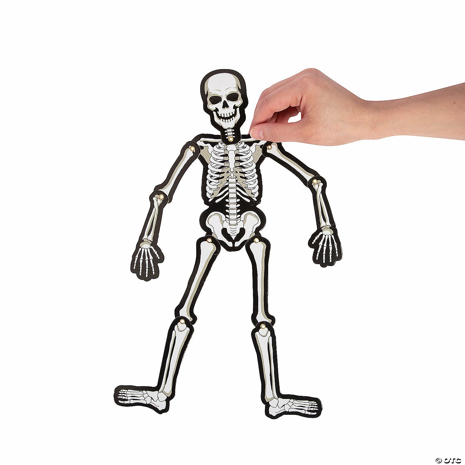 Mini Jointed Skeleton Cutouts – 6 Pc. - Image 2