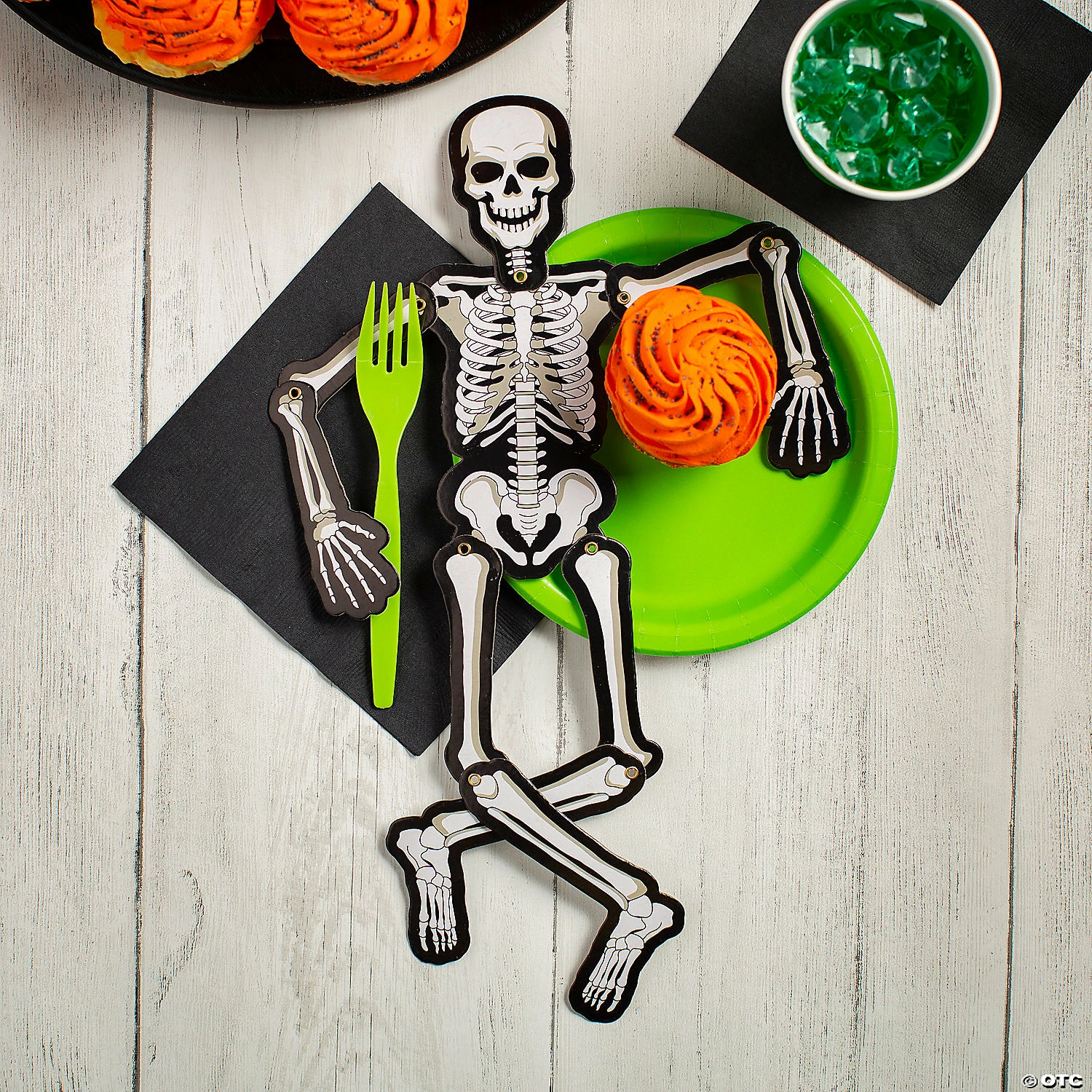 Mini Jointed Skeleton Cutouts – 6 Pc. - Image 3