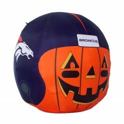 NFL Denver Broncos Inflatable Jack O' Helmet, 4 ft Tall, Orange