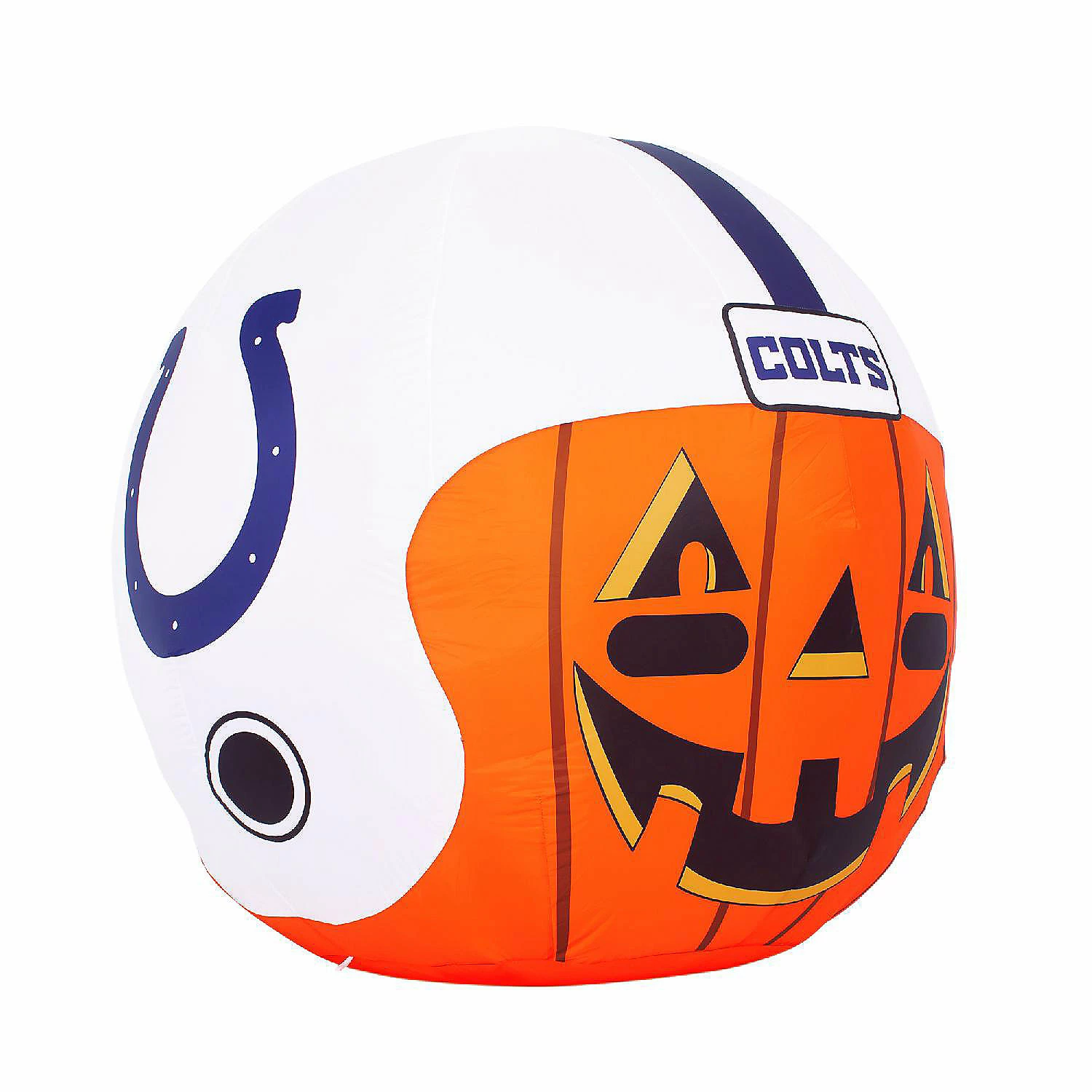 NFL Indianapolis Colts Inflatable Jack O' Helmet, 4 ft Tall, Orange - Image 2