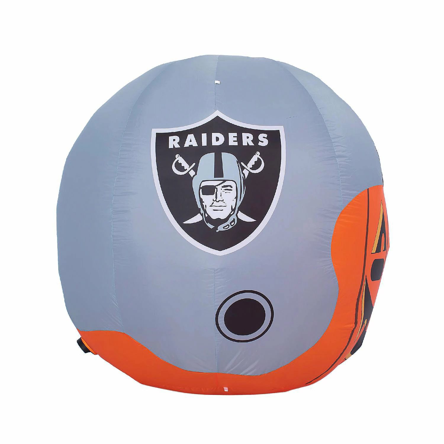 NFL Las Vegas Raiders Inflatable Jack O' Helmet, 4 ft Tall, Orange - Image 4