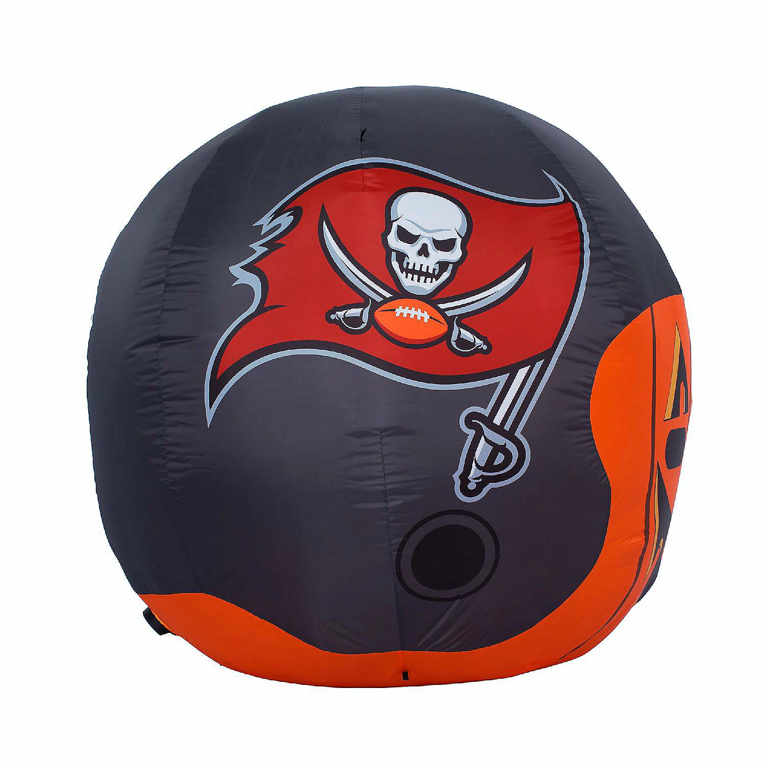 NFL Tampa Bay Buccaneers Inflatable Jack O' Helmet, 4 ft Tall, Orange - Image 4