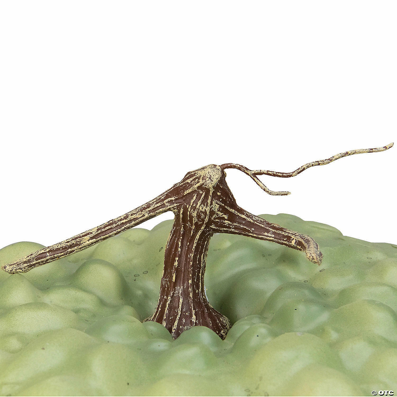 Northlight 10.5" Green Textured Pumpkin Fall Harvest Table Top Decoration - Image 2