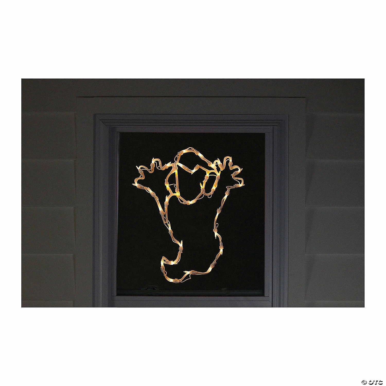 Northlight 15" Lighted Ghost Halloween Double Sided Window Silhouette Decoration - Image 3