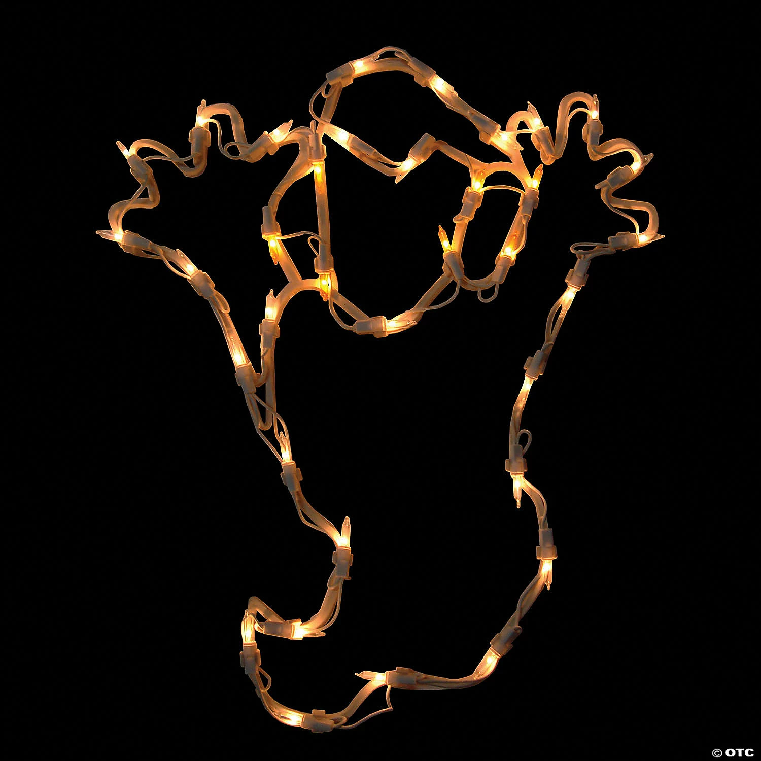 Northlight 15" Lighted Ghost Halloween Double Sided Window Silhouette Decoration