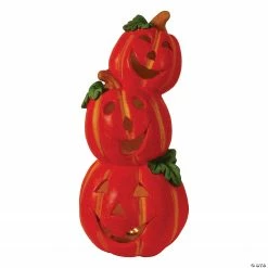 Northlight 18" Orange Fall Harvest Jack-O'-Lantern Pumpkin Halloween Decoration