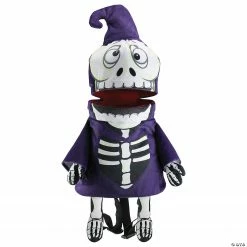 Northlight 24" Purple and Black Skeleton Unisex Child Halloween Trick or Treat Bag Costume Accessory - One Size