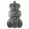 Northlight 28' Silver and Brown Metal Pumpkin Halloween Decoration
