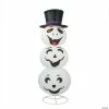 Northlight 3.6' Pre-Lit Happy Ghost with Hat Halloween Outdoor Yard Art Decor