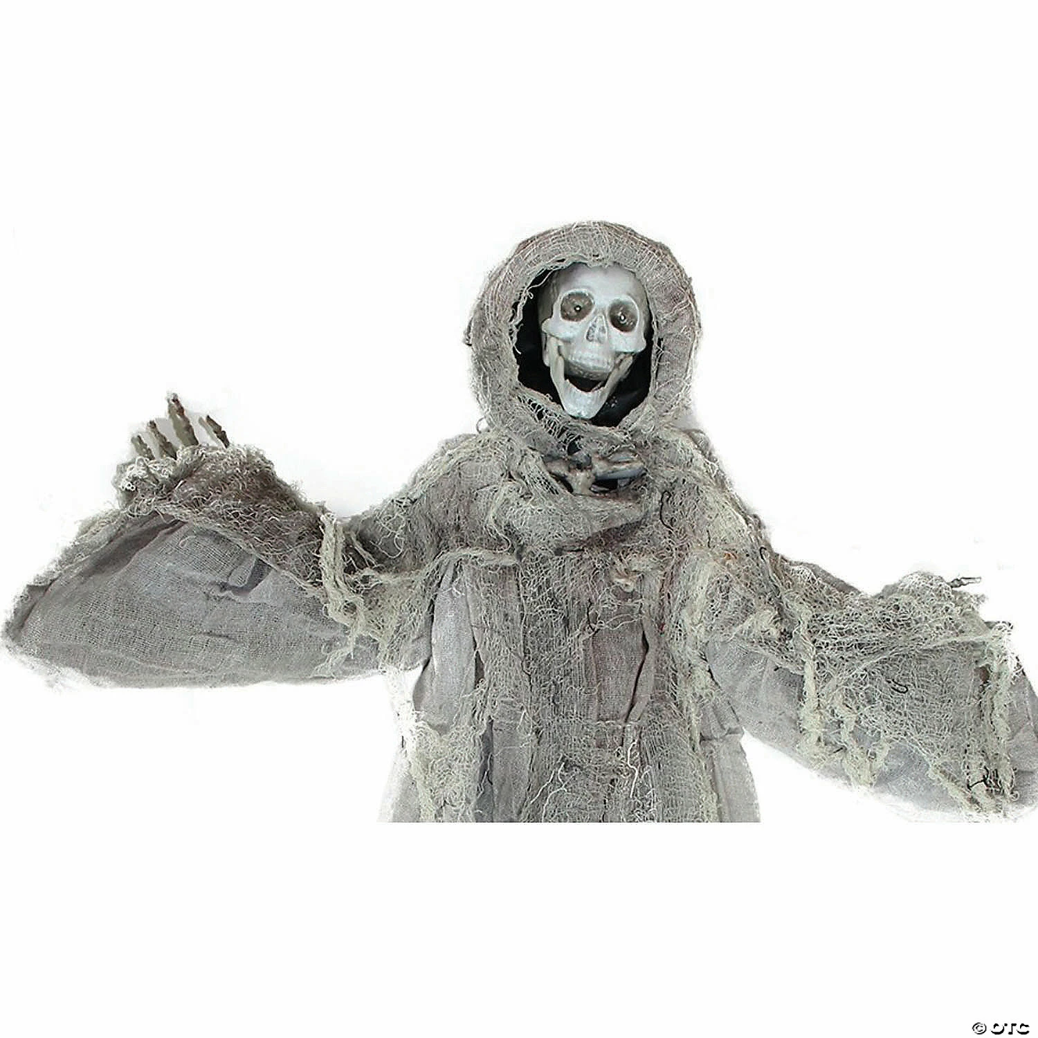 Northlight 36" Gray Touch Activated Hanging Death Reaper Halloween Decor - Image 3