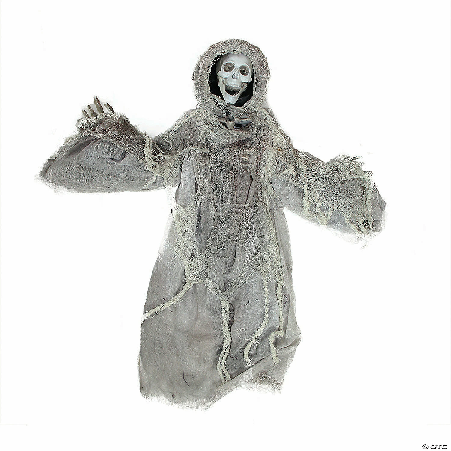 Northlight 36" Gray Touch Activated Hanging Death Reaper Halloween Decor