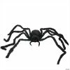 Northlight 48" Black Spider with LED Flashing Eyes Halloween Decor