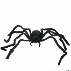 Northlight 48" Black Spider with LED Flashing Eyes Halloween Decor