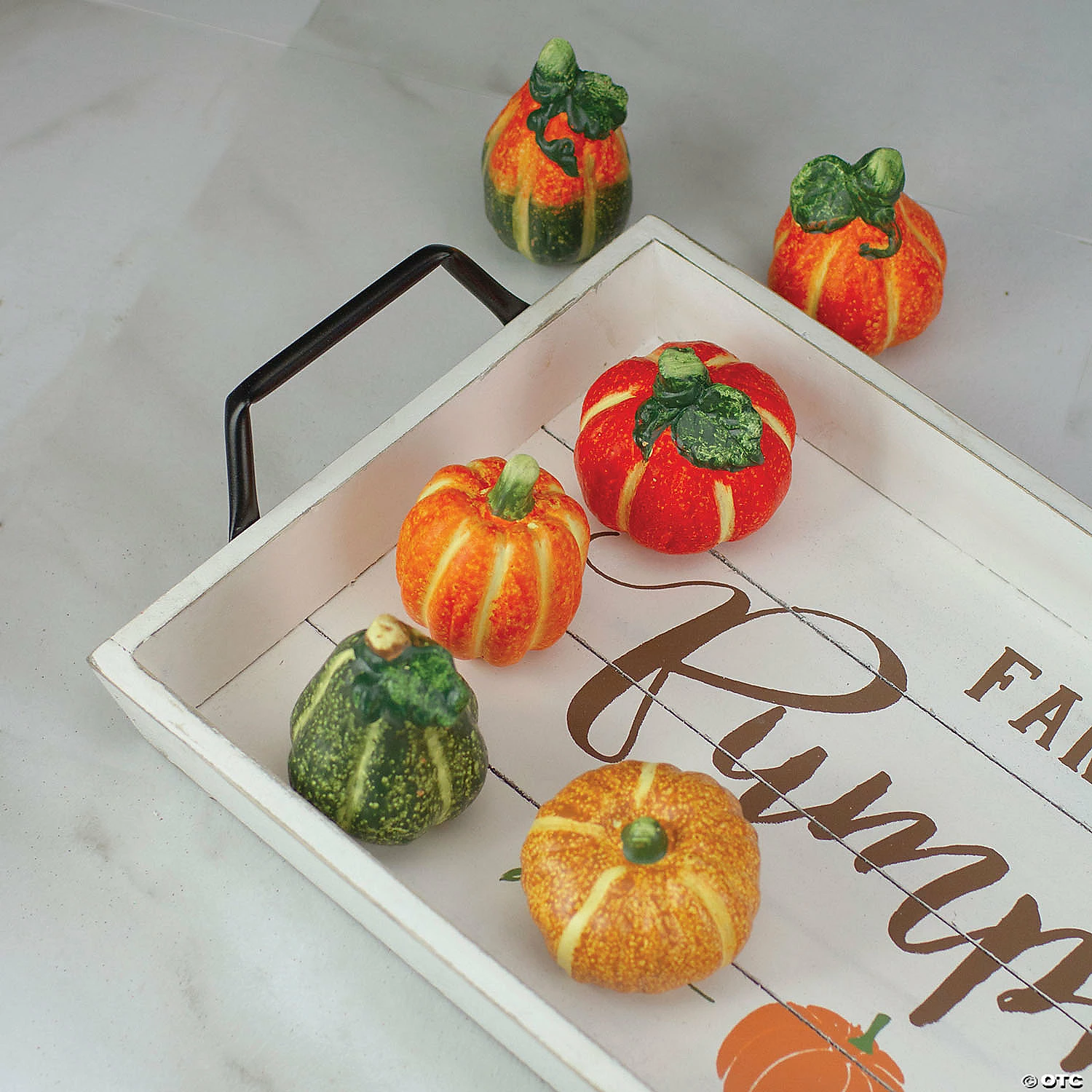 Northlight 6pc Fall Ceramic Pumpkins Set - Image 2