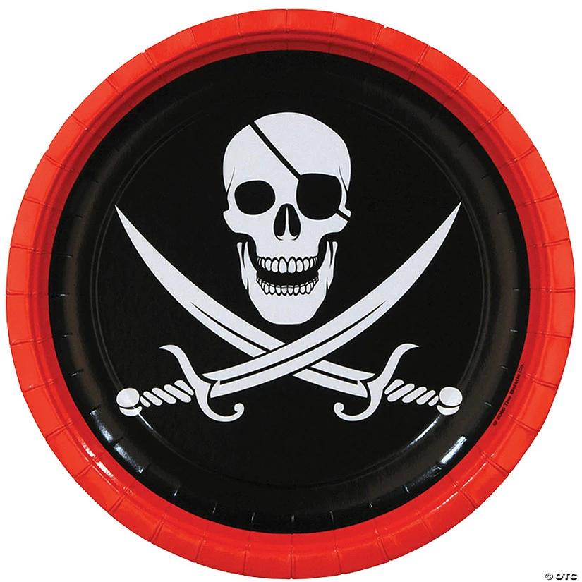 Pirate Plates 9"