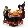 Possible Dreams Carving Pumpkins Trick or Treaters Halloween Figurine 6006455