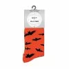 Quotes by Izzy and Oliver Halloween Cotton Bat Socks 1 Pair 6009516
