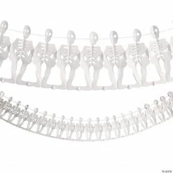 Skeleton Tissue Paper Garland Halloween Decoration