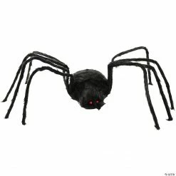 Spider Black Furry 80"