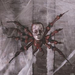 Spider With Skull Face Halloween Decoration