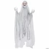 Spinning White Witch Halloween Decoration