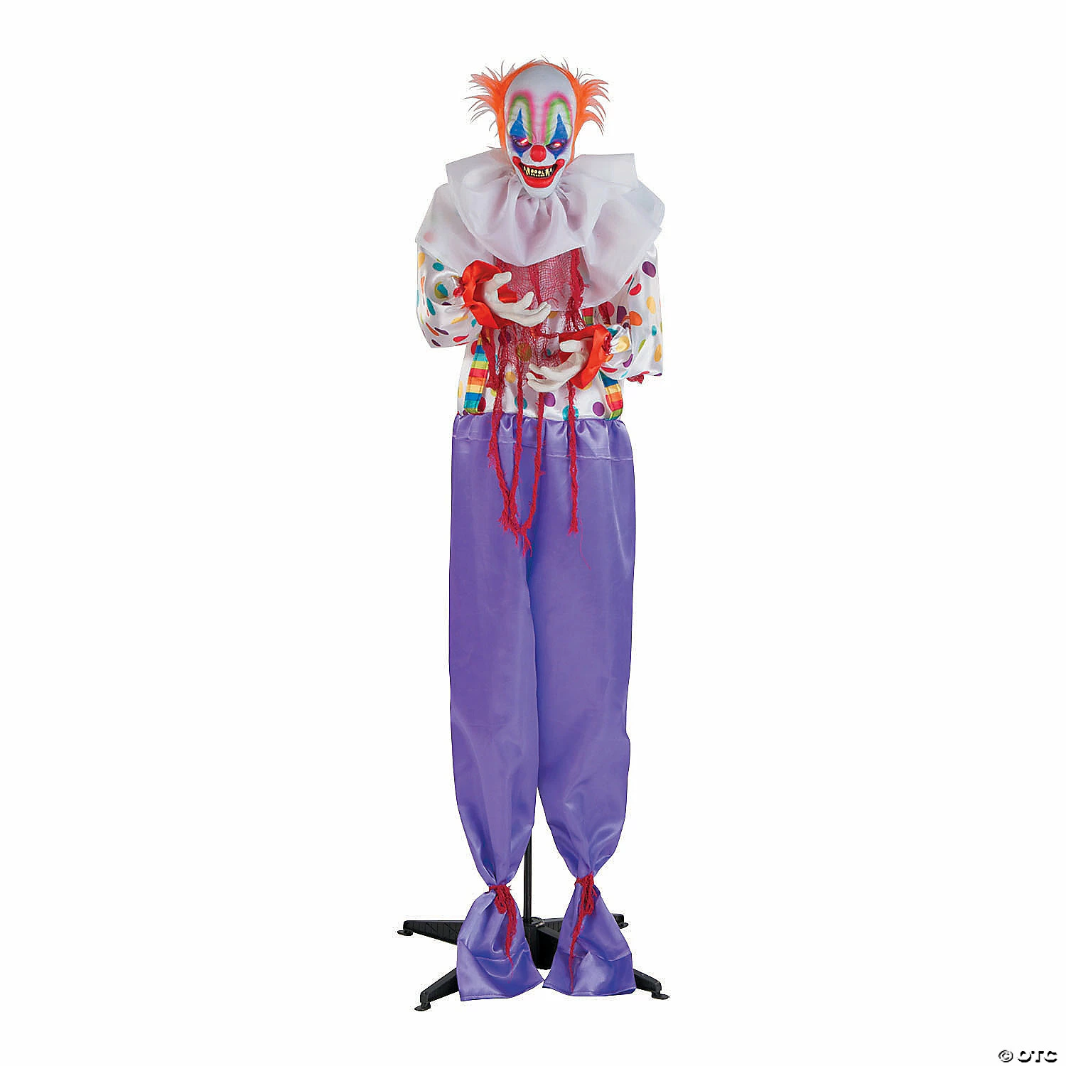 Standing Animated Clown Halloween Decoration - Image 2