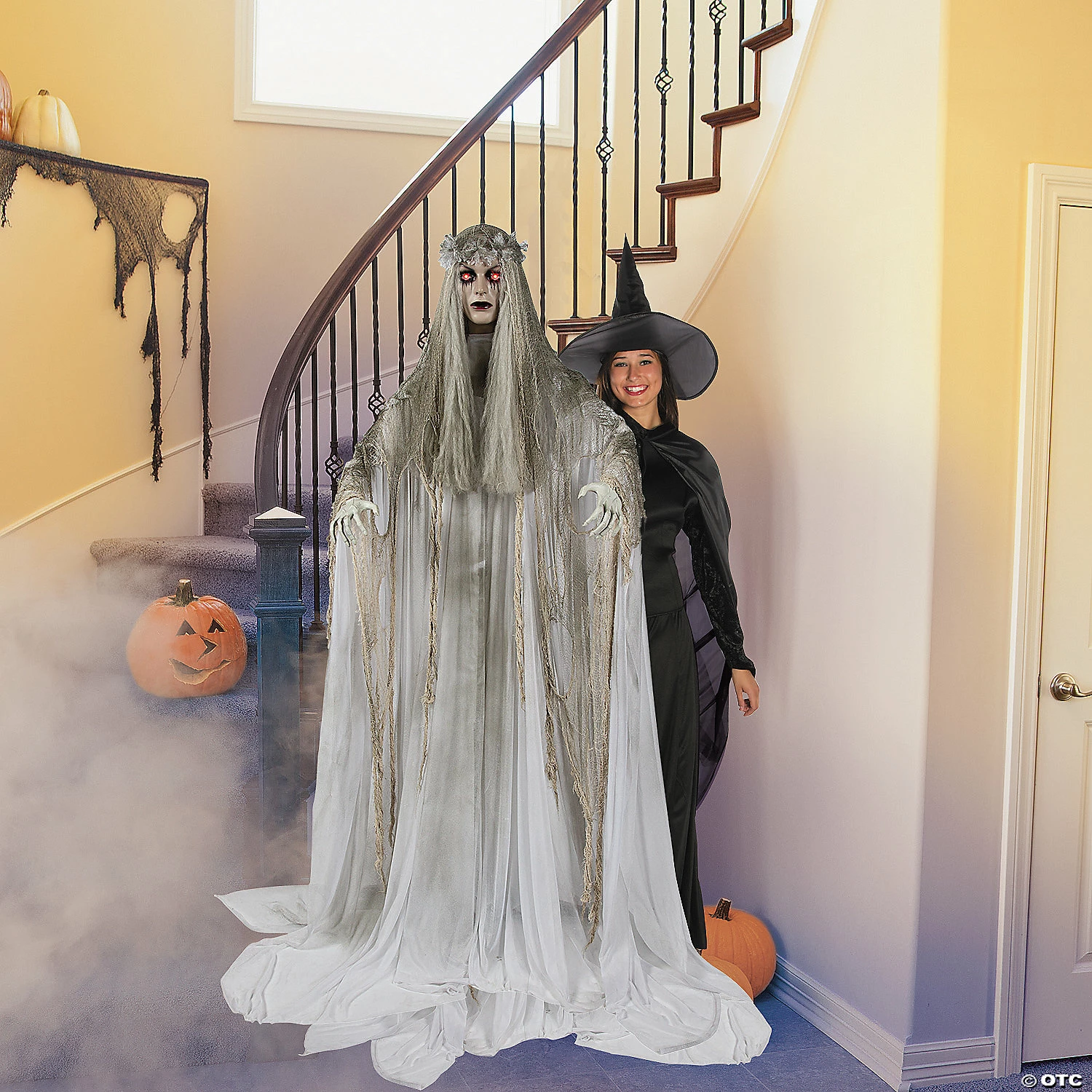 Standing Ghost Girl Halloween Decoration - Image 2