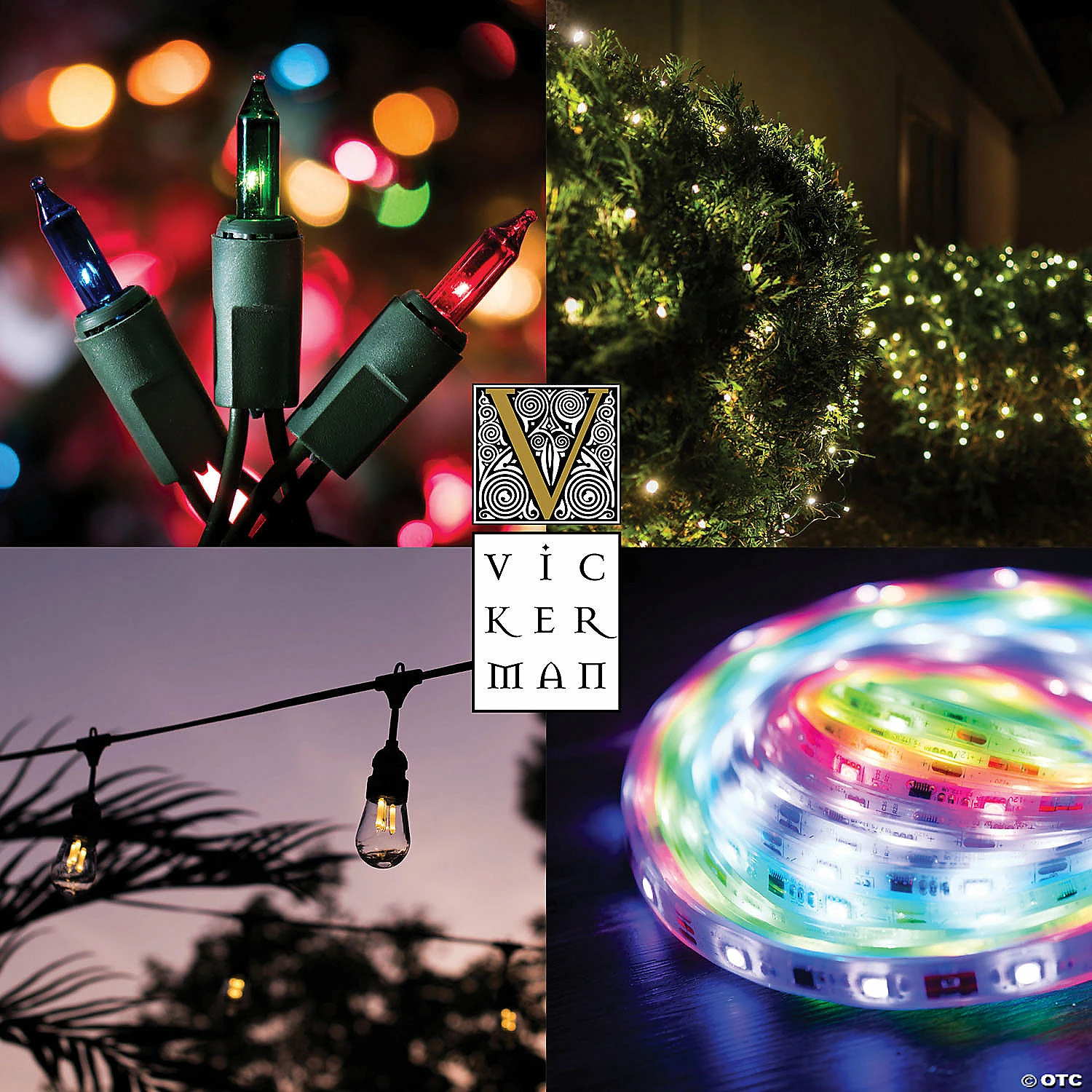 Vickerman 100 Orange Mini Light on Green Wire, 33' Christmas Light Strand - Image 4