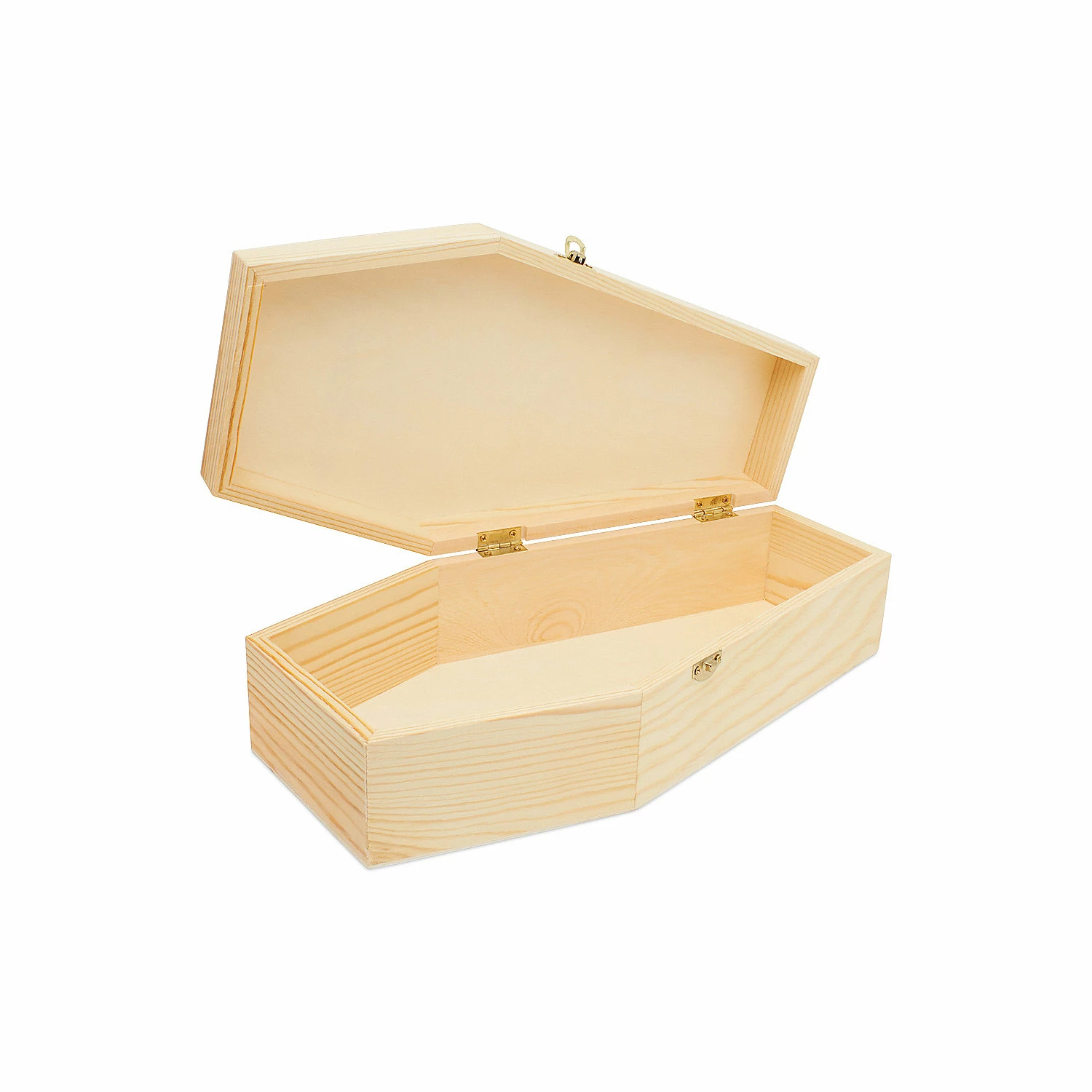 Woodpeckers Crafts, DIY Unfinished Wood 12" Coffin, Pack of 2 - Image 2