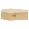 Woodpeckers Crafts, DIY Unfinished Wood 6" Coffin, Pack of 12